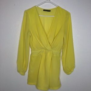 Live Yellow Romper, size 0-2